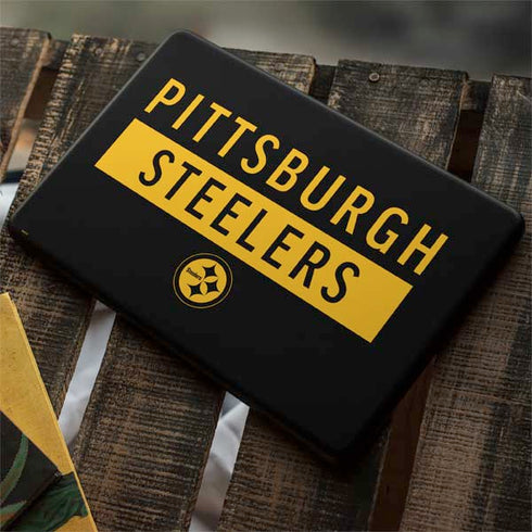 NFL Pittsburgh Steelers Black Performance Series Google Pixelbook Go Skin